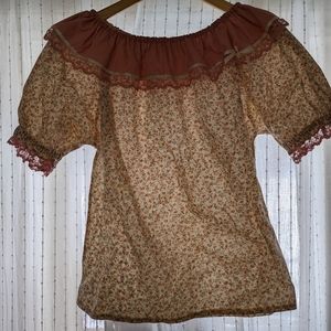 Vintage floral blouse